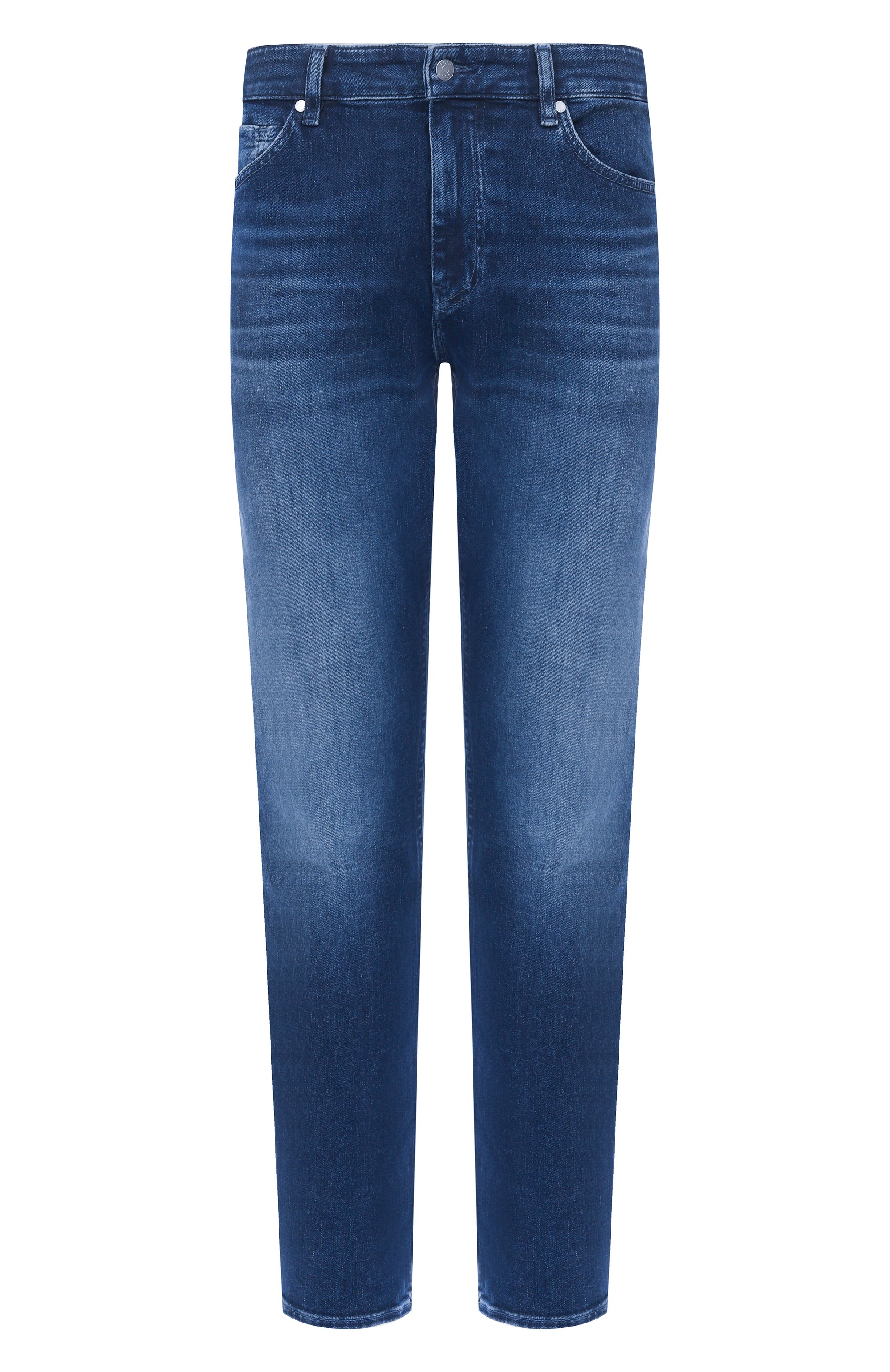 Джинсы delaware BOSS темно-синего цвета по цене 25950 руб., арт. 50549814, фото 1 Джинсы delaware BOSS, арт. 50549814, фото 1