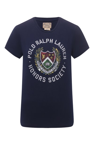 Женская хлопковая футболка POLO RALPH LAUREN, арт. 211814462