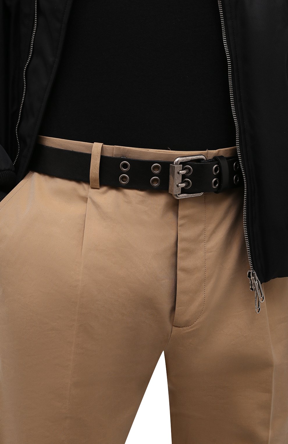 Кожаный ремень SAINT LAURENT, арт. 688276/1UR1D, фото 2