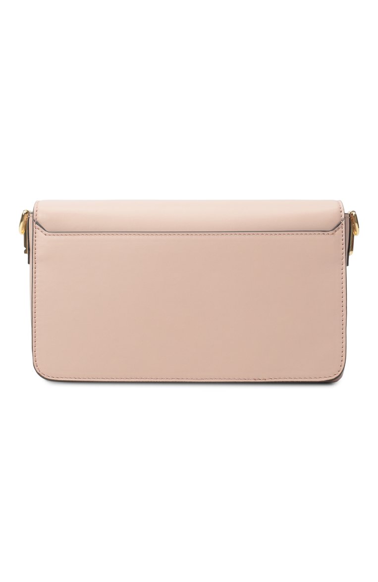 Женская сумка angèle medium LANCEL светло-розового цвета, арт. A13149 | Фото 6 (Драгоценные камни: Проставлено; Размер: medium; Ремень/цепочка: На ремешке; Материал сплава: Проставлено; Материал: Натуральная кожа)