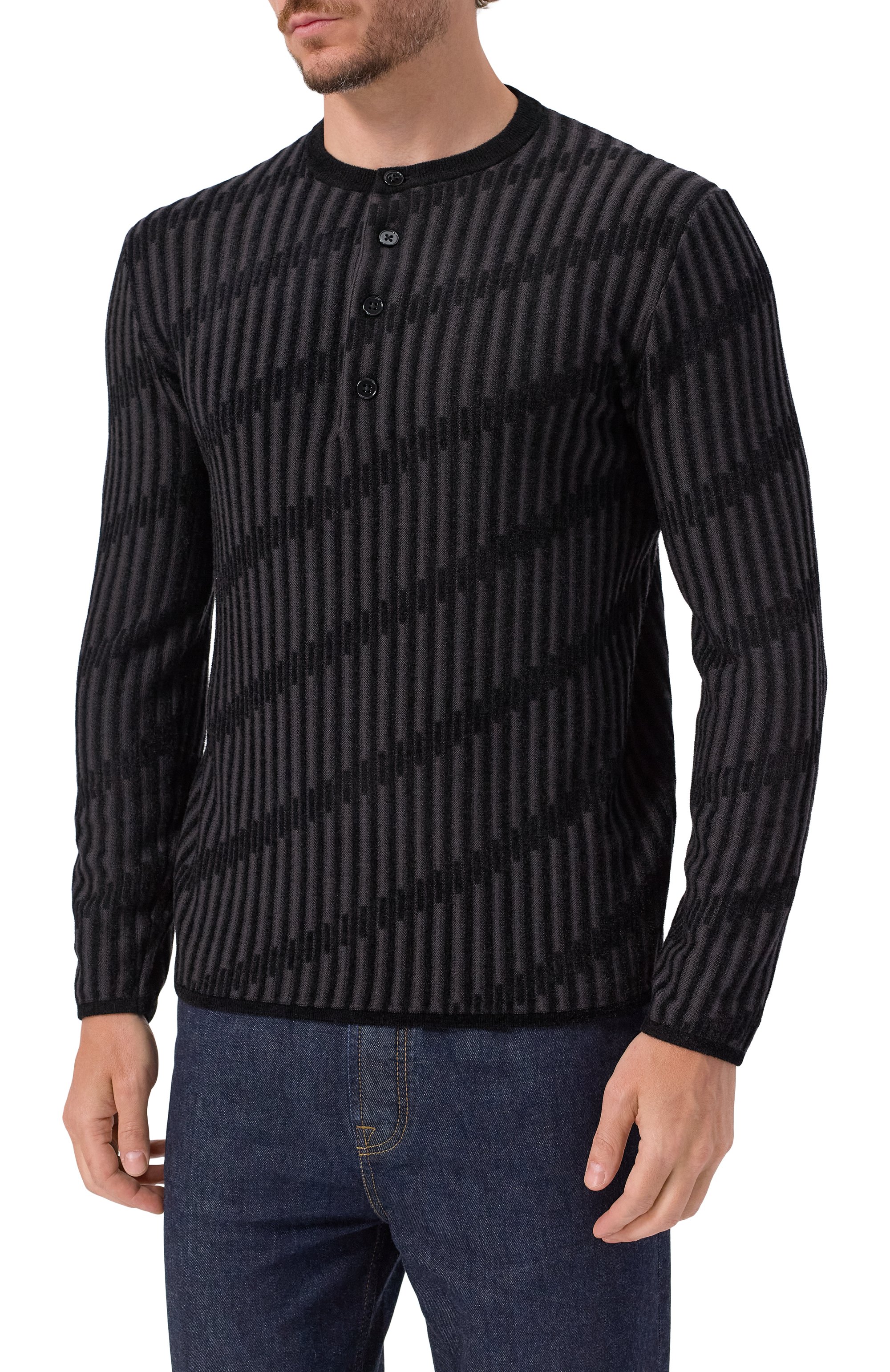 Д�жемпер из шерсти и вискозы EMPORIO ARMANI, арт. EM003517/AF19553, фото 3