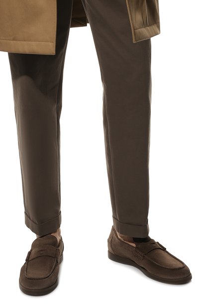 Замшевые пенни-лоферы DOUCAL'S, арт. DU3010SAILUF106DM06, фото 3