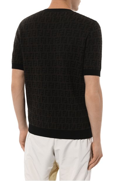 Джемпер из шерсти и хлопка FENDI, арт. FZX050/AKFS/F0FF6, фото 4