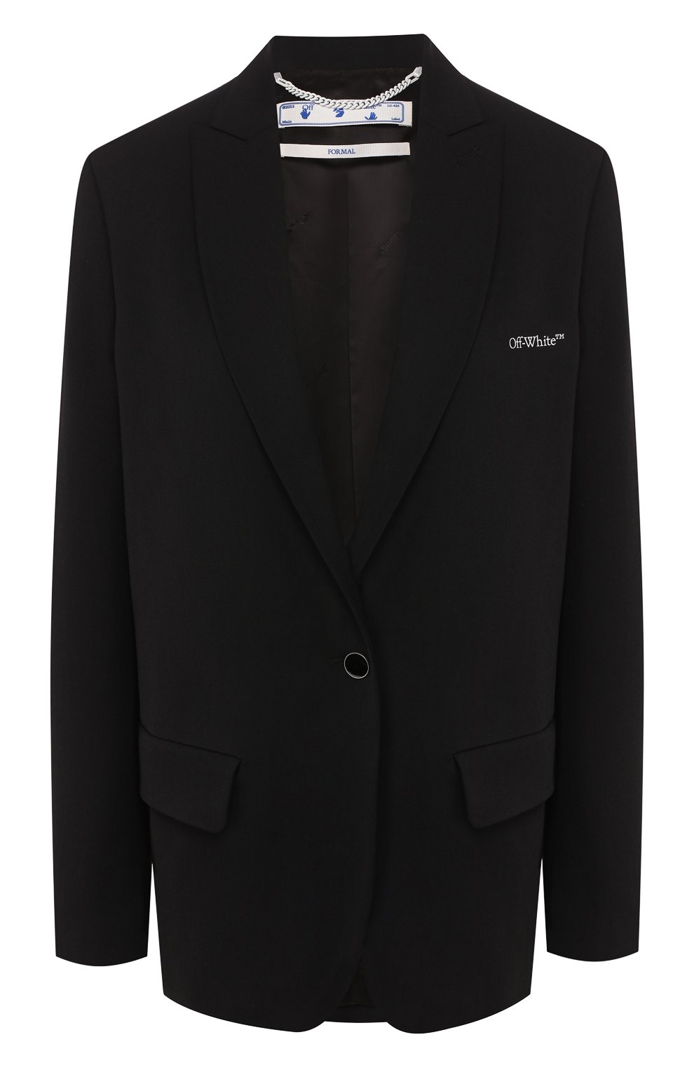 Двубортный жакет OFF-WHITE, арт. 0WEF032S20FAB0051000, фото 1