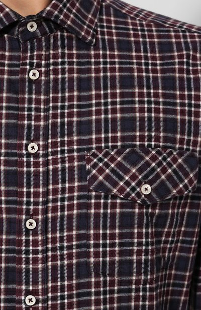 Рубашка из смеси хлопка и шерсти SAND, арт. 8243 IVER C TRIM P0CKET, фото 5