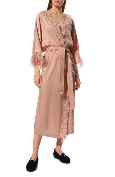 Халат с отделкой перьями LOVE STORIES, арт. L2293801573, фото 2