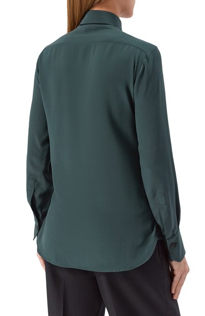 Атласная блузка KITON, арт. D48407, фото 4