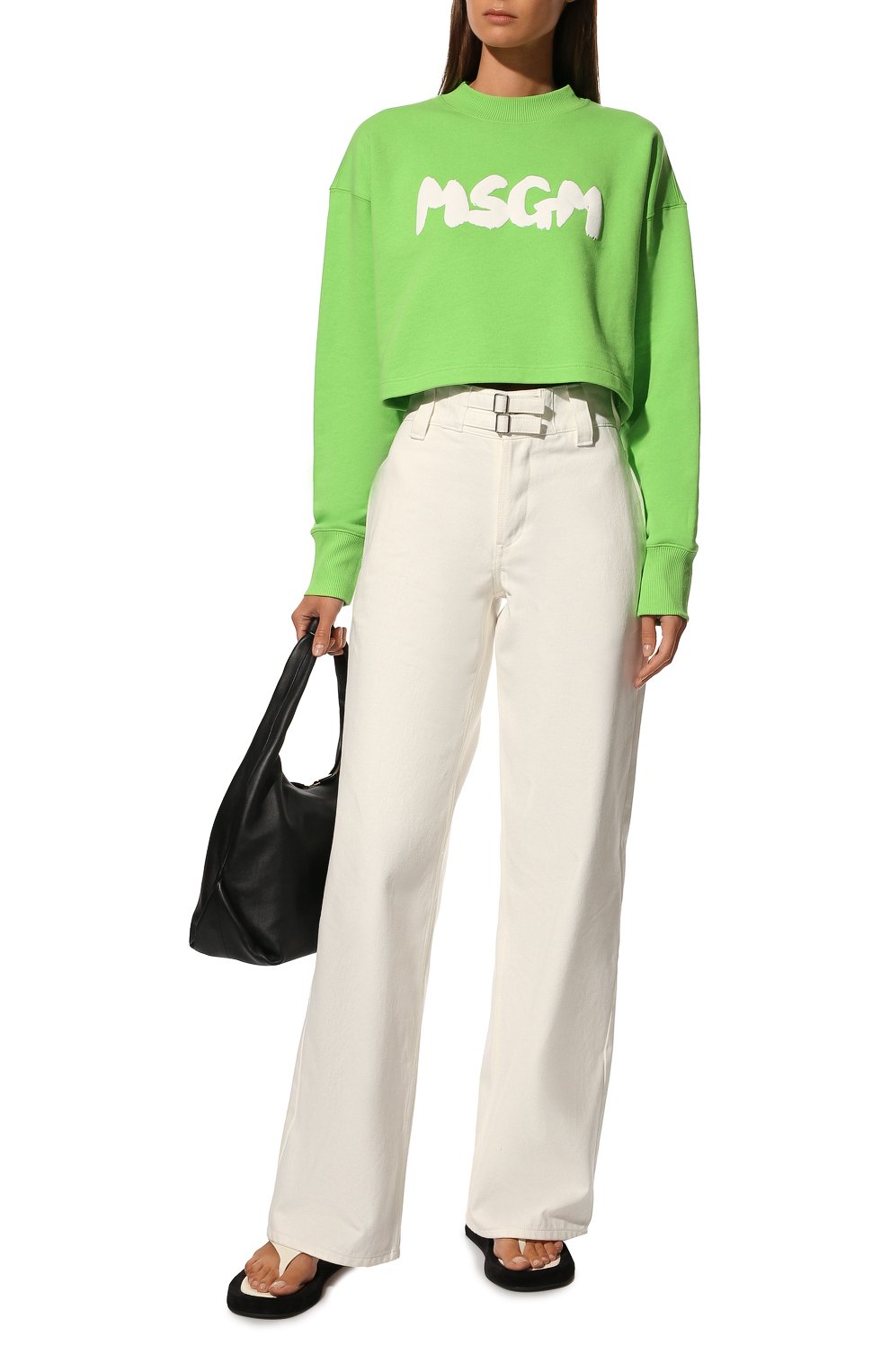 Хлопковый свитшот MSGM, арт. 3341MDM180 227799, фото 2