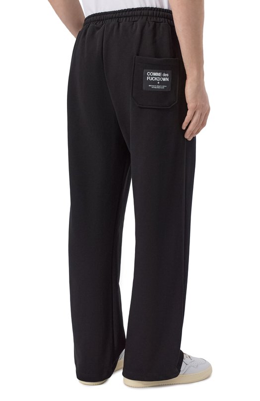 Хлопковые брюки Comme des Fuckdown CFABM01906 Чёрный  CFABM01906 Фото 4