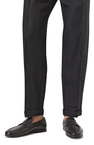 Кожаные пенни-лоферы CANALI, арт. 661210E/RA00775, фото 3