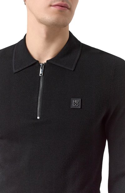 Хлопковое поло HUGO, арт. 50533346, фото 5