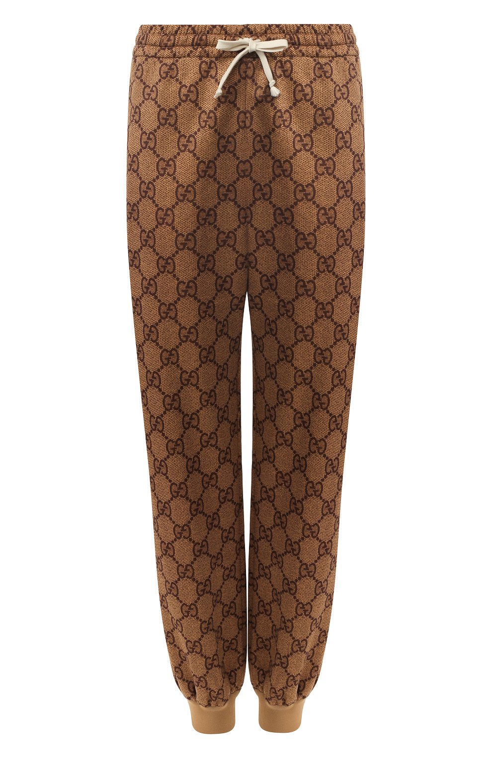 Джоггеры GUCCI коричневого цвета по цене 141120 руб., арт. 546427/XJAEL, фото 1 Джоггеры GUCCI, арт. 546427/XJAEL, фото 1