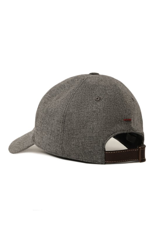 Кашемировая бейсболка Brunello Cucinelli MR4369992 Серый  MR4369992 Фото 3