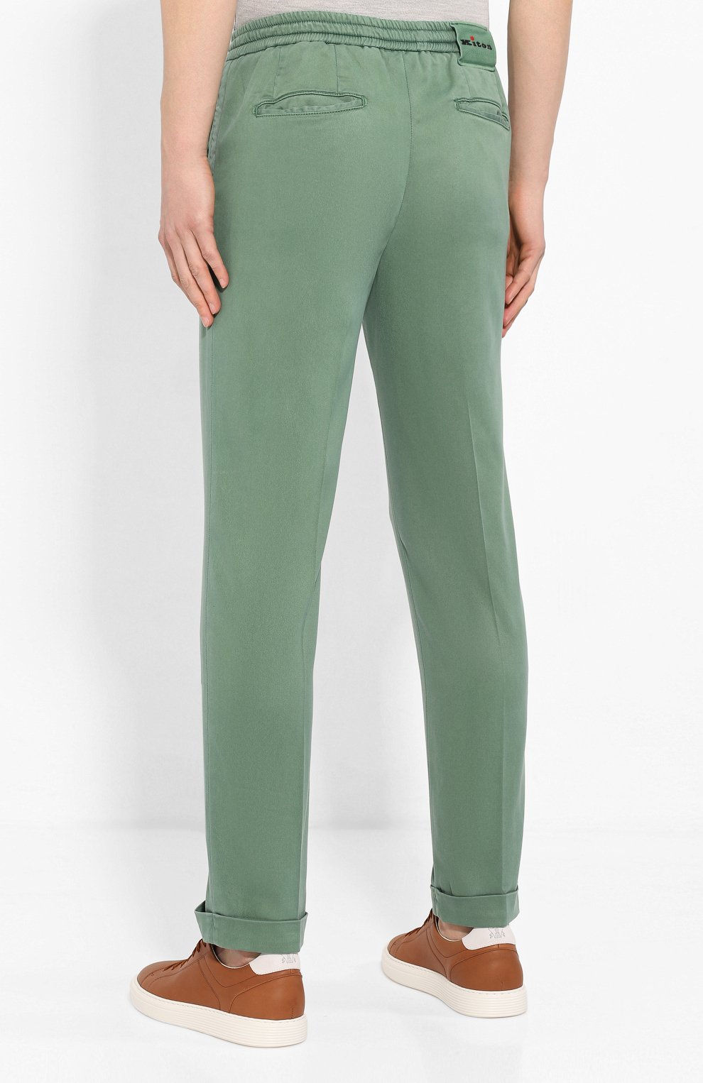 Льняные брюки KITON, арт. UFPLACJ07S40, фото 4