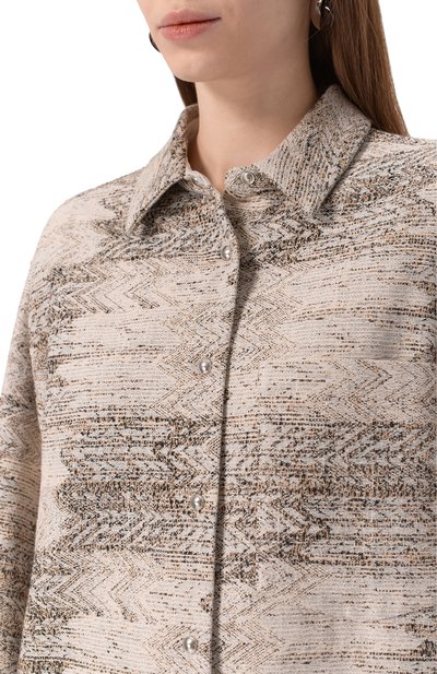 Хлопковая рубашка IRO, арт. WP100MALINI, фото 5