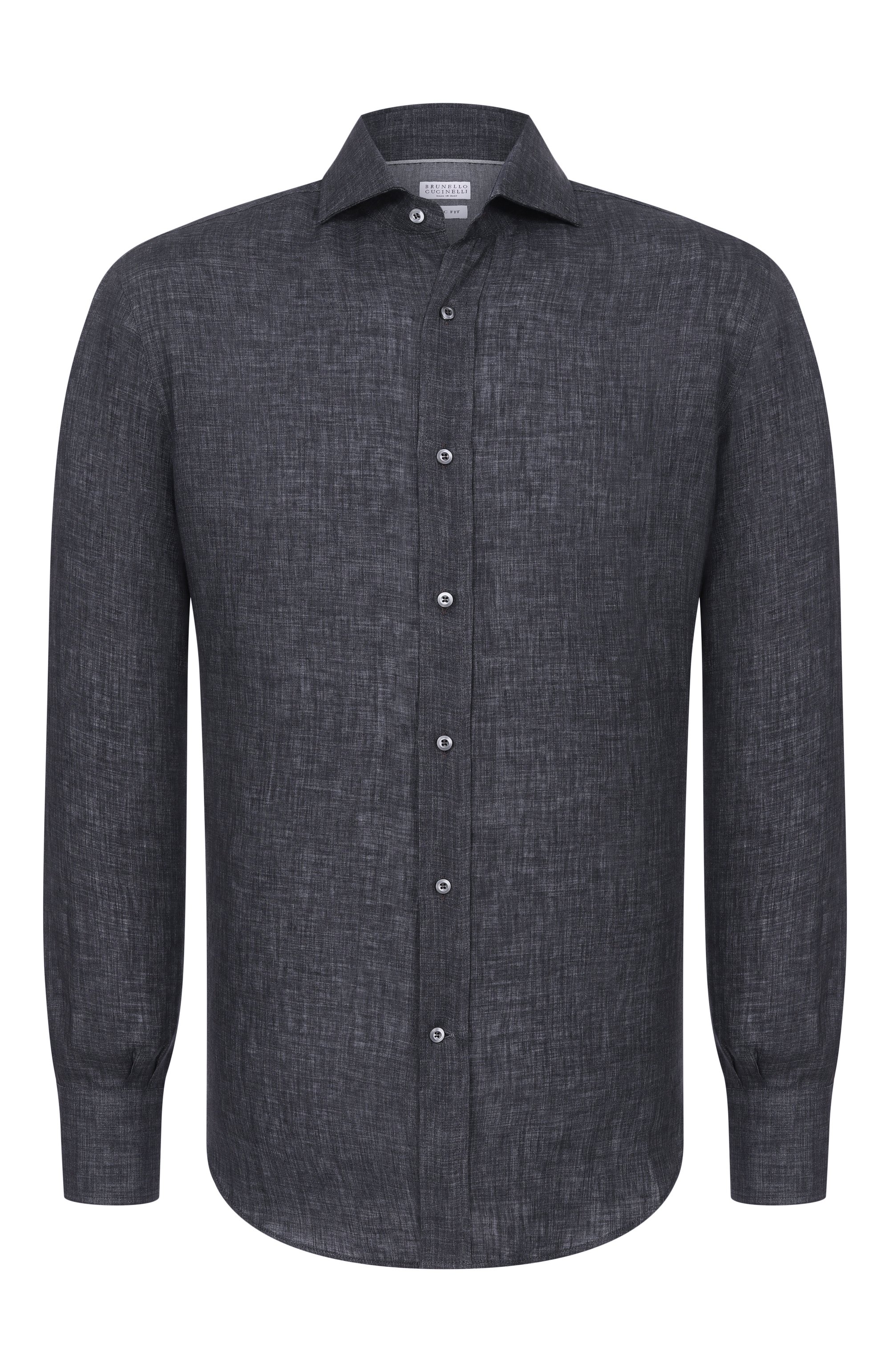 Льняная рубашка BRUNELLO CUCINELLI, арт. MF6300028, фото 1