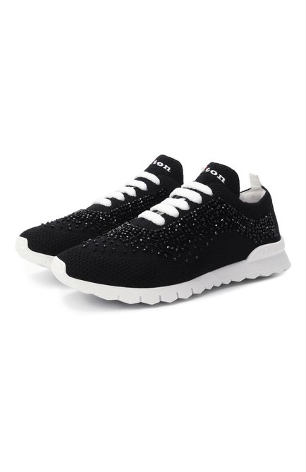 Женские текстильные кроссовки KITON, арт. DSSFITAN0084740