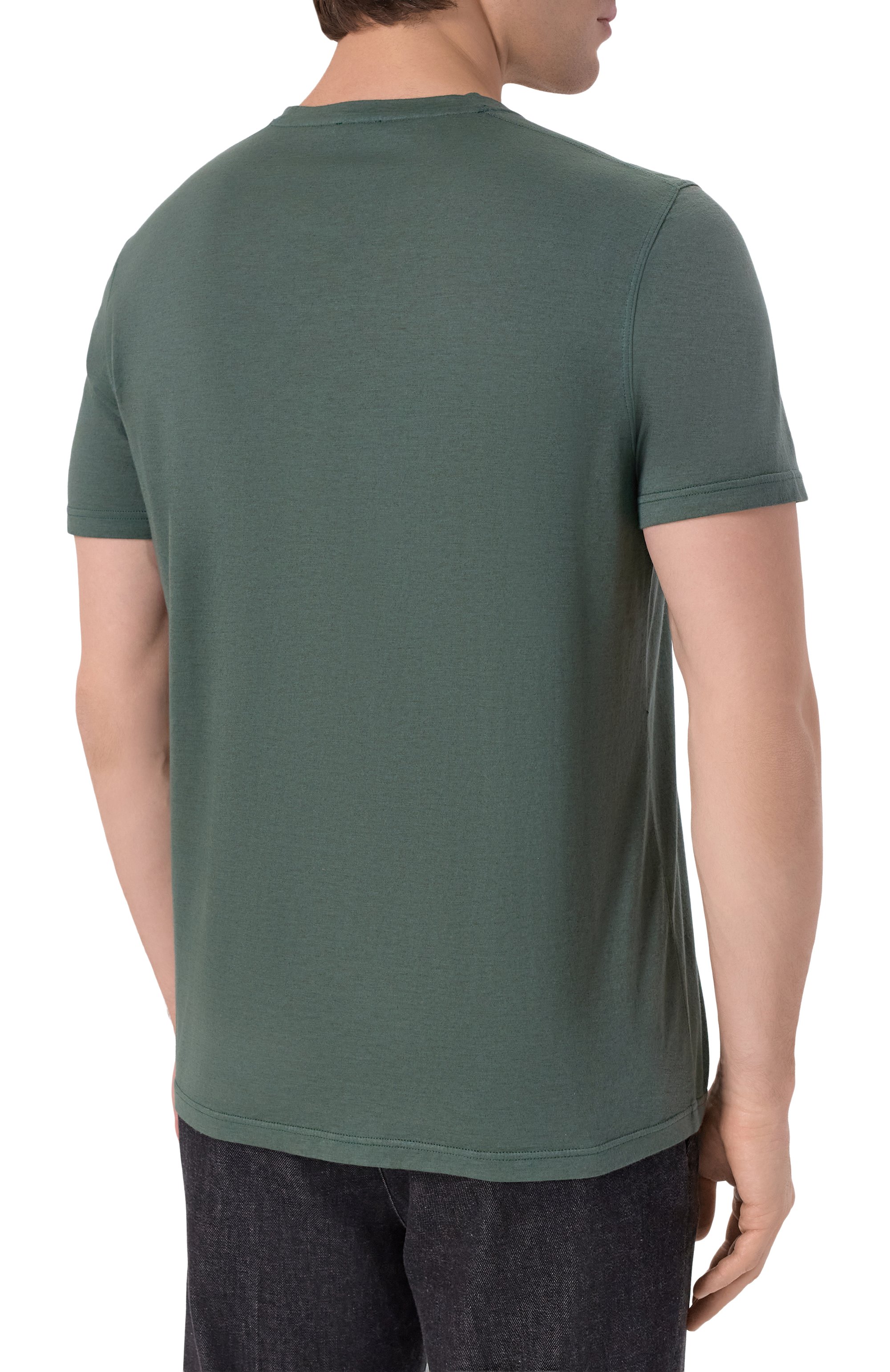 Футболка из хлопка и кашемира KITON, арт. UMK073411, фото 4