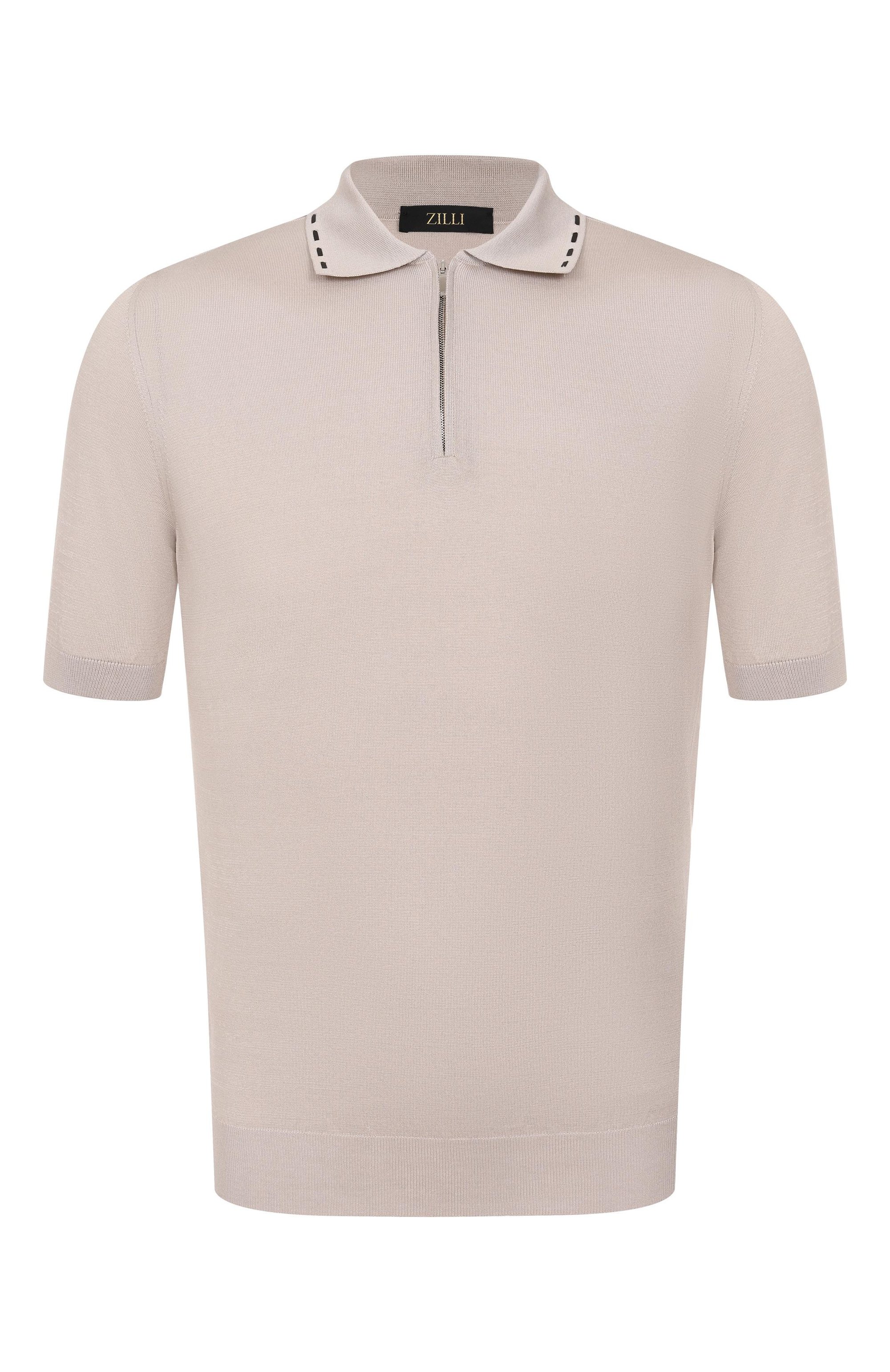 Поло из хлопка и шелка ZILLI, арт. KZP002M0144VRIS00/64, фото 1