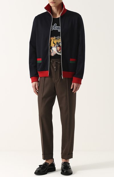 Хлопковая футболка с аппликацией GUCCI, арт. 430813/X5M72, фото 2