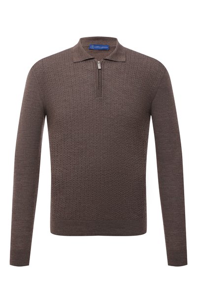 Поло из шерсти и шелка ANDREA CAMPAGNA, арт. WU01-212-F200, фото 1