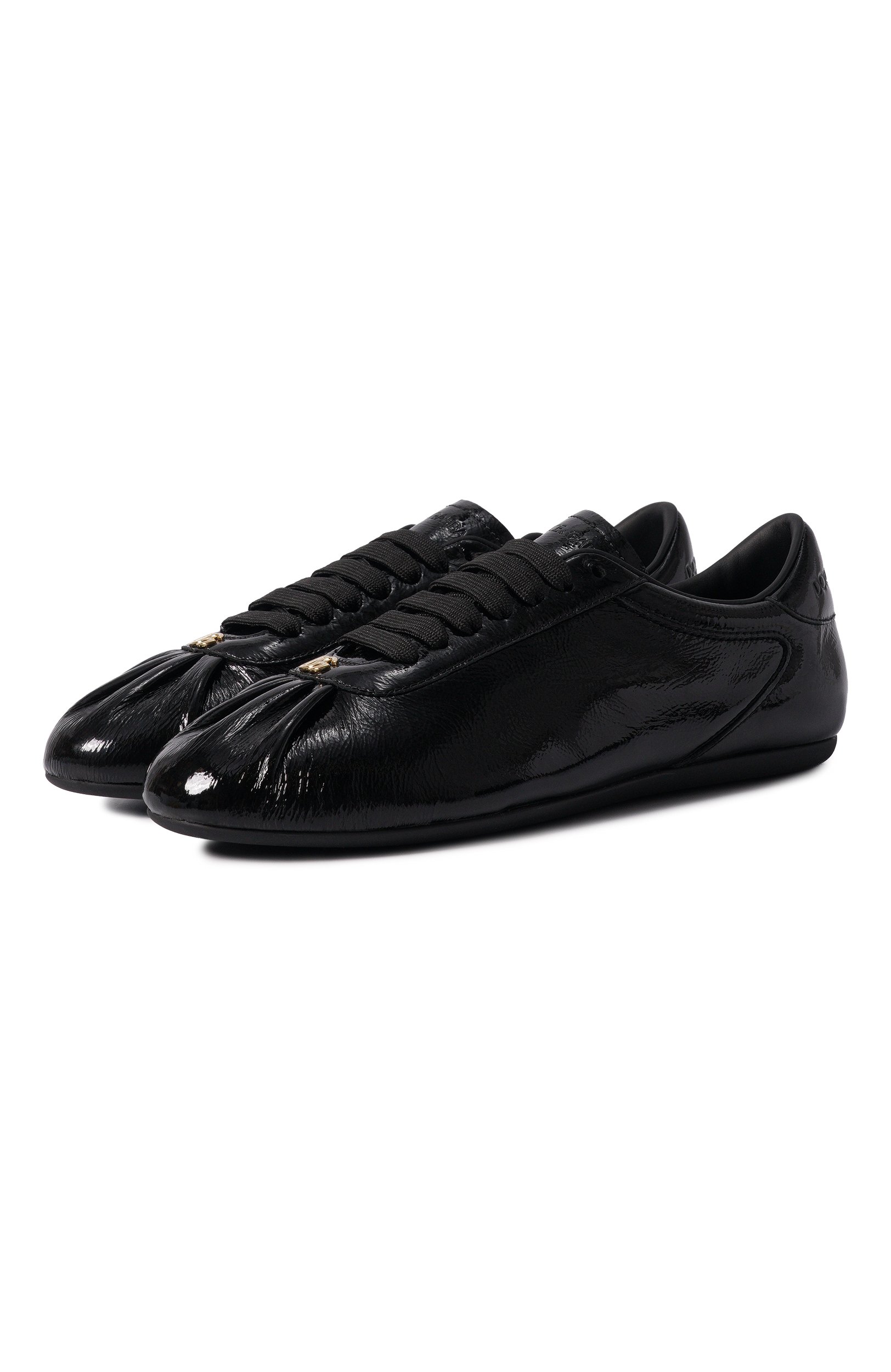 Кожаные кроссовки ballet DOLCE & GABBANA, арт. CK2485/A9U97_001, фото 1