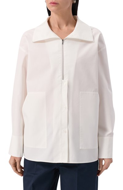 Хлопковая блузка 12 STOREEZ, арт. 131886, фото 3