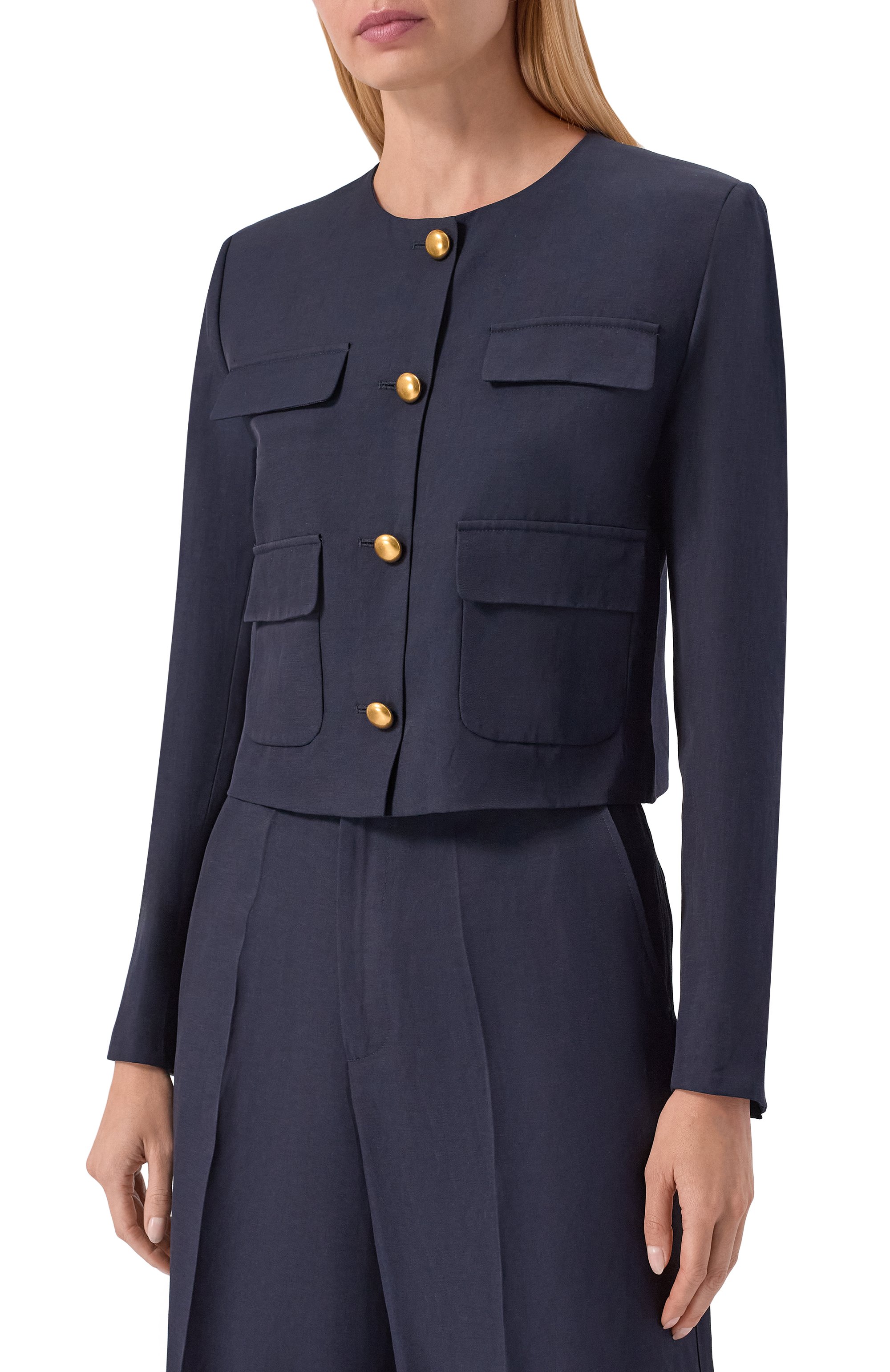 Жакет из вискозы и льна P.A.R.O.S.H., арт. D420433G/RAISA26, фото 3