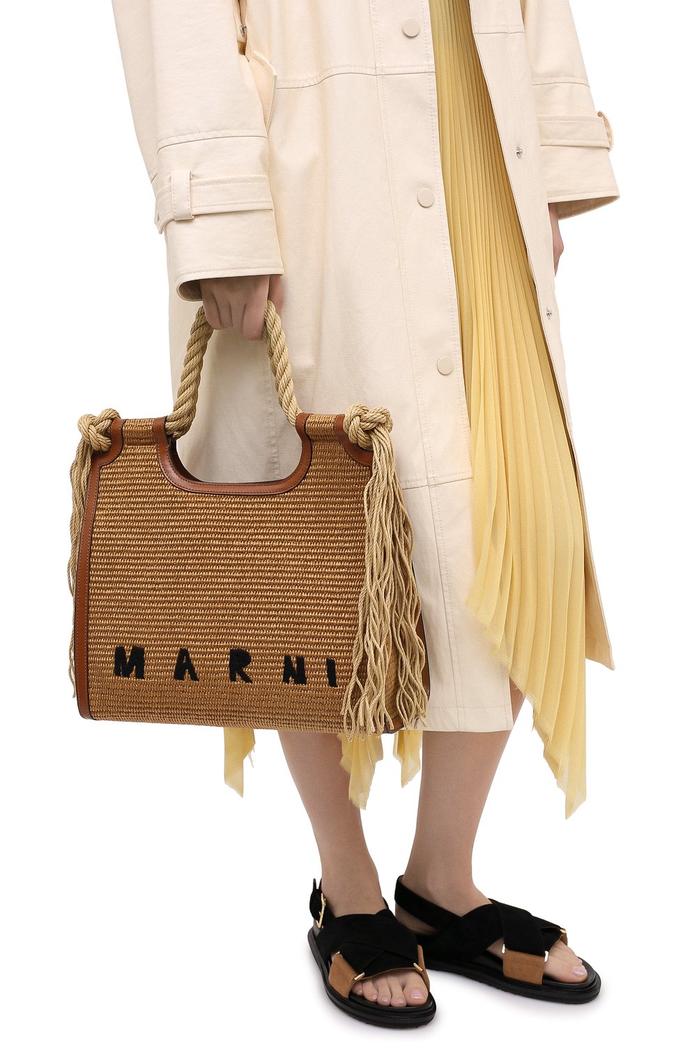 Сумка-тоут marcel summer MARNI, арт. BMMP0024U0/P3860, фото 2