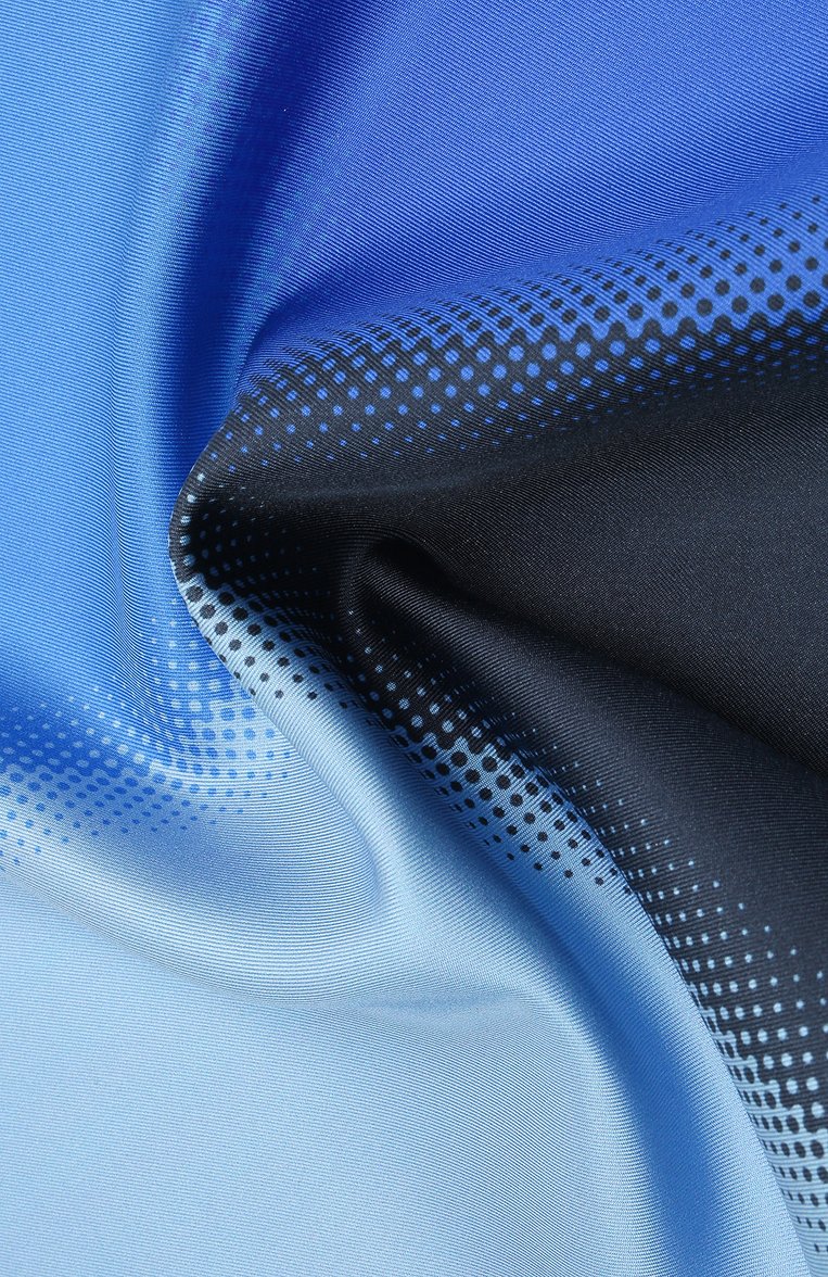 Мужской шелковый платок LANVIN синего цвета, арт. 2809/HANDKERCHIEF | Фото 2 (Материал: Шелк, Текстиль; Нос: Не проставлено)