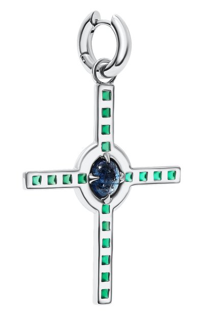 Моносерьга с кианитом MOONKA синего цвета по цене 27000 руб., арт. ai-bg-erc-kh1, фото 3 Моносерьга с кианитом MOONKA, арт. ai-bg-erc-kh1, фото 3