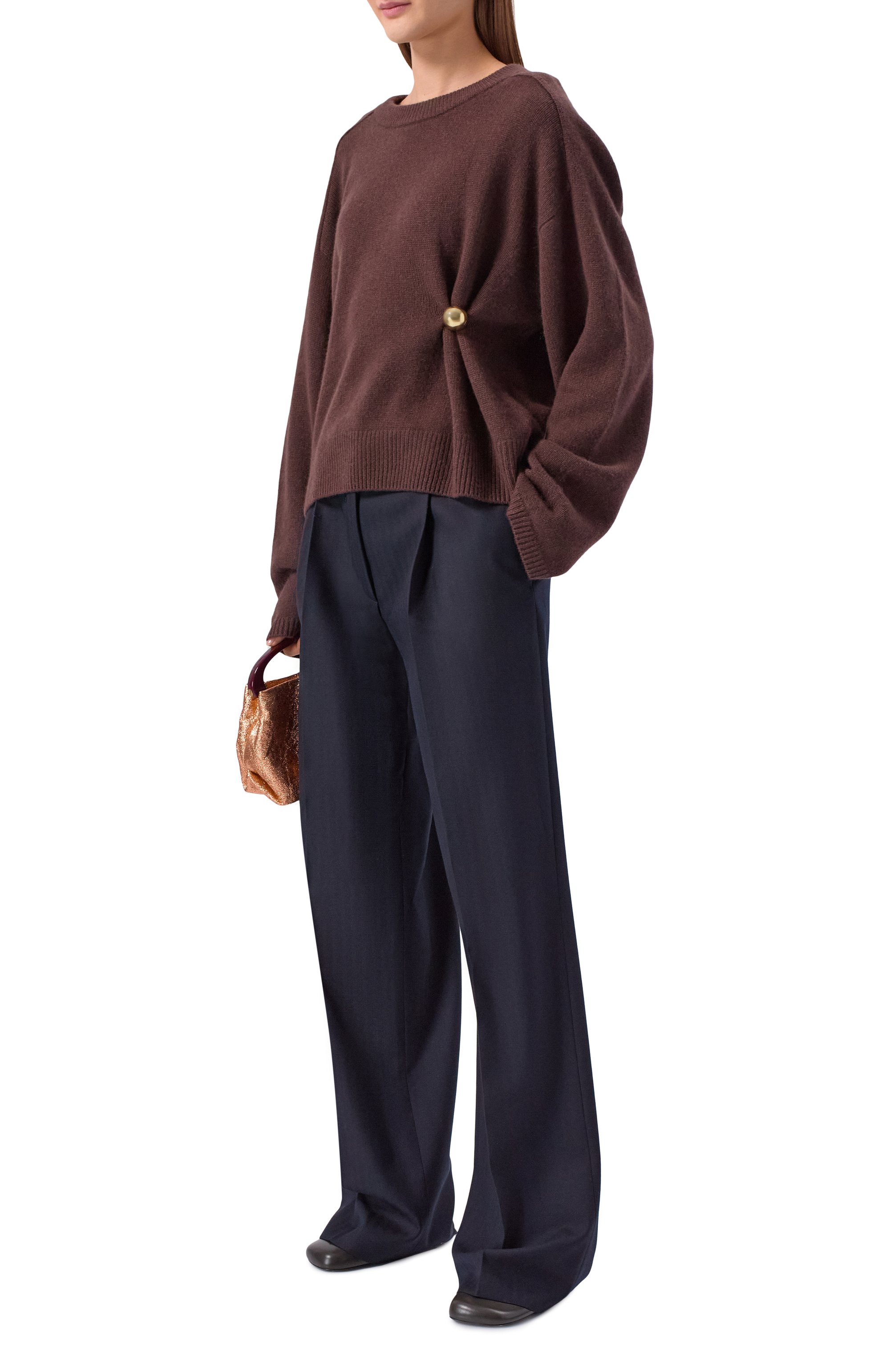 Шерстяные брюки DRIES VAN NOTEN, арт. 130922/3193, фото 2