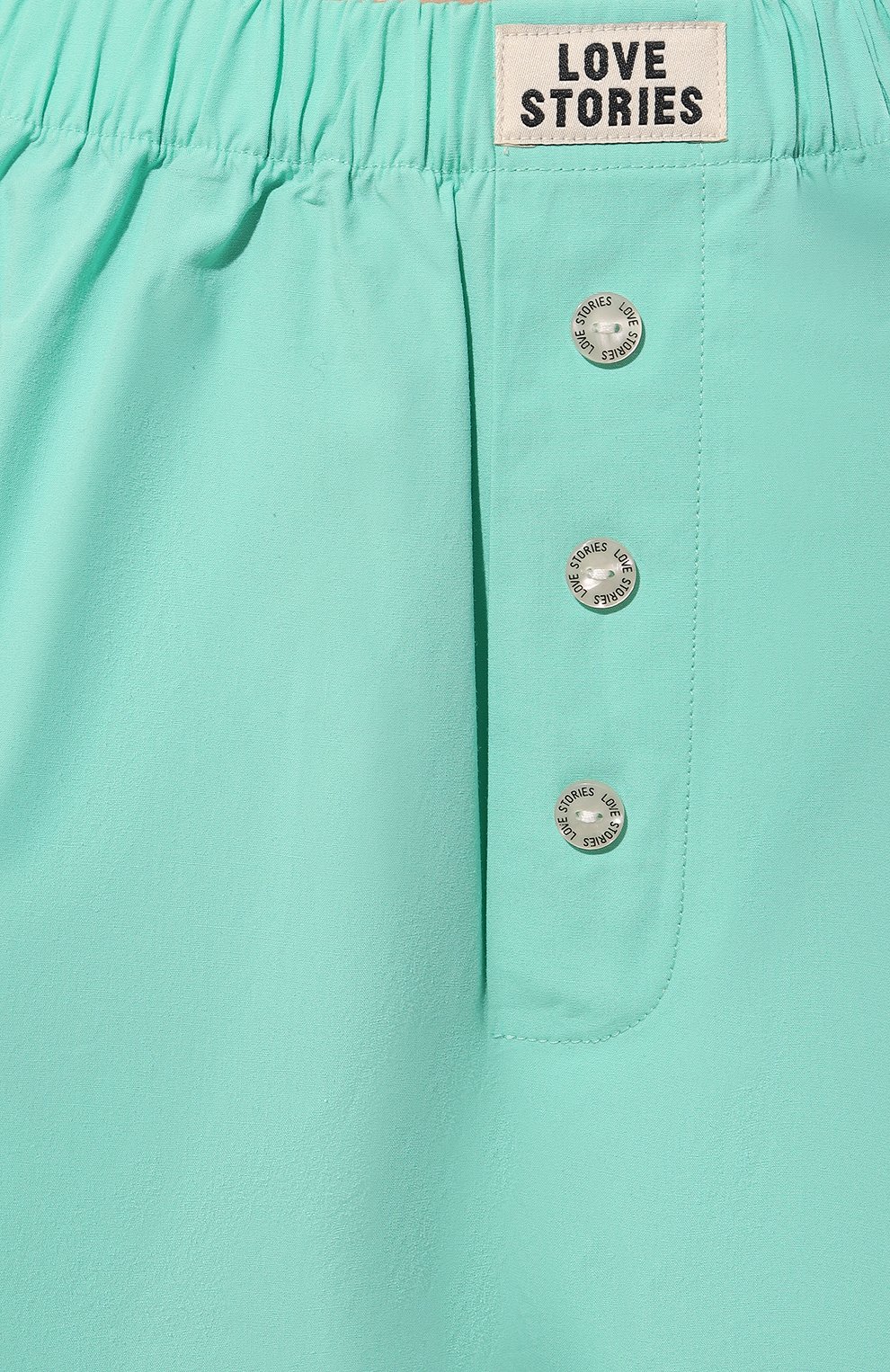 Хлопковые шорты LOVE STORIES зеленого цвета по цене 8745 руб., арт. L2423105-702, фото 5 Хлопковые шорты LOVE STORIES, арт. L2423105-702, фото 5