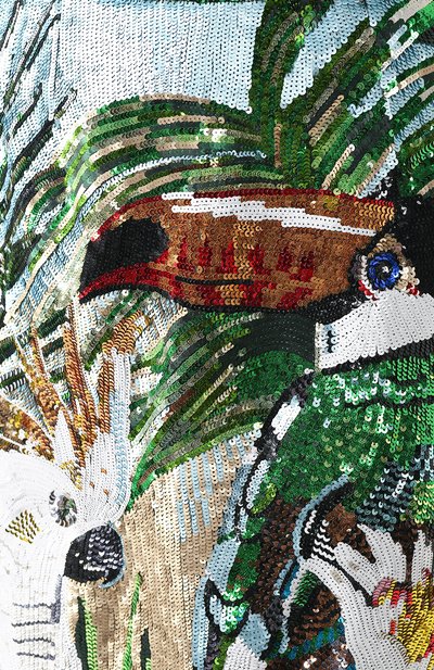 Шелковая юбка с пайетками DOLCE & GABBANA, арт. F4BV7Z/GD0D8, фото 5