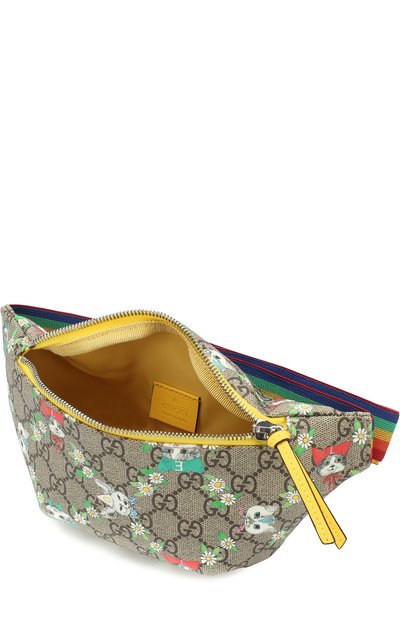 Текстильная сумка-пояс с принтом GUCCI, арт. 502095/9KYAN, фото 3