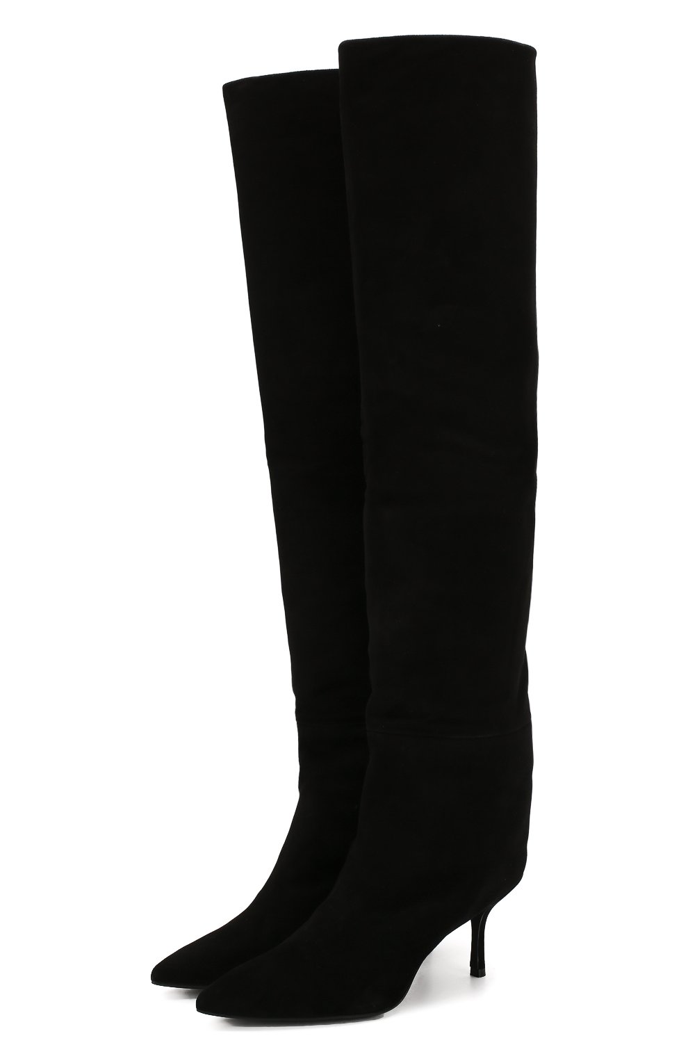 Замшевые ботфорты STUART WEITZMAN, арт. S4679, фото 1