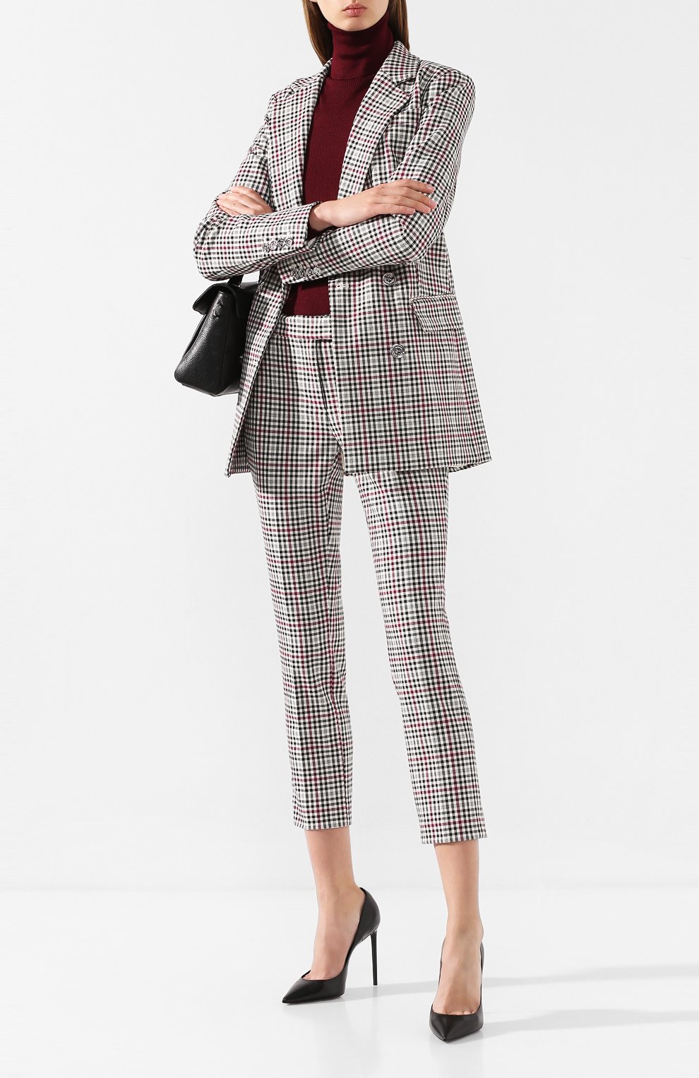 Брюки в клетку MICHAEL MICHAEL KORS, арт. MU93H1SBPC, фото 2