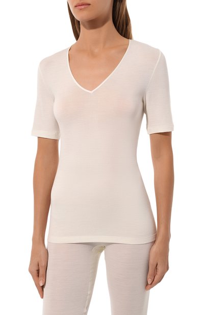 Футболка из шерсти и шелка HANRO, арт. 071417, фото 3