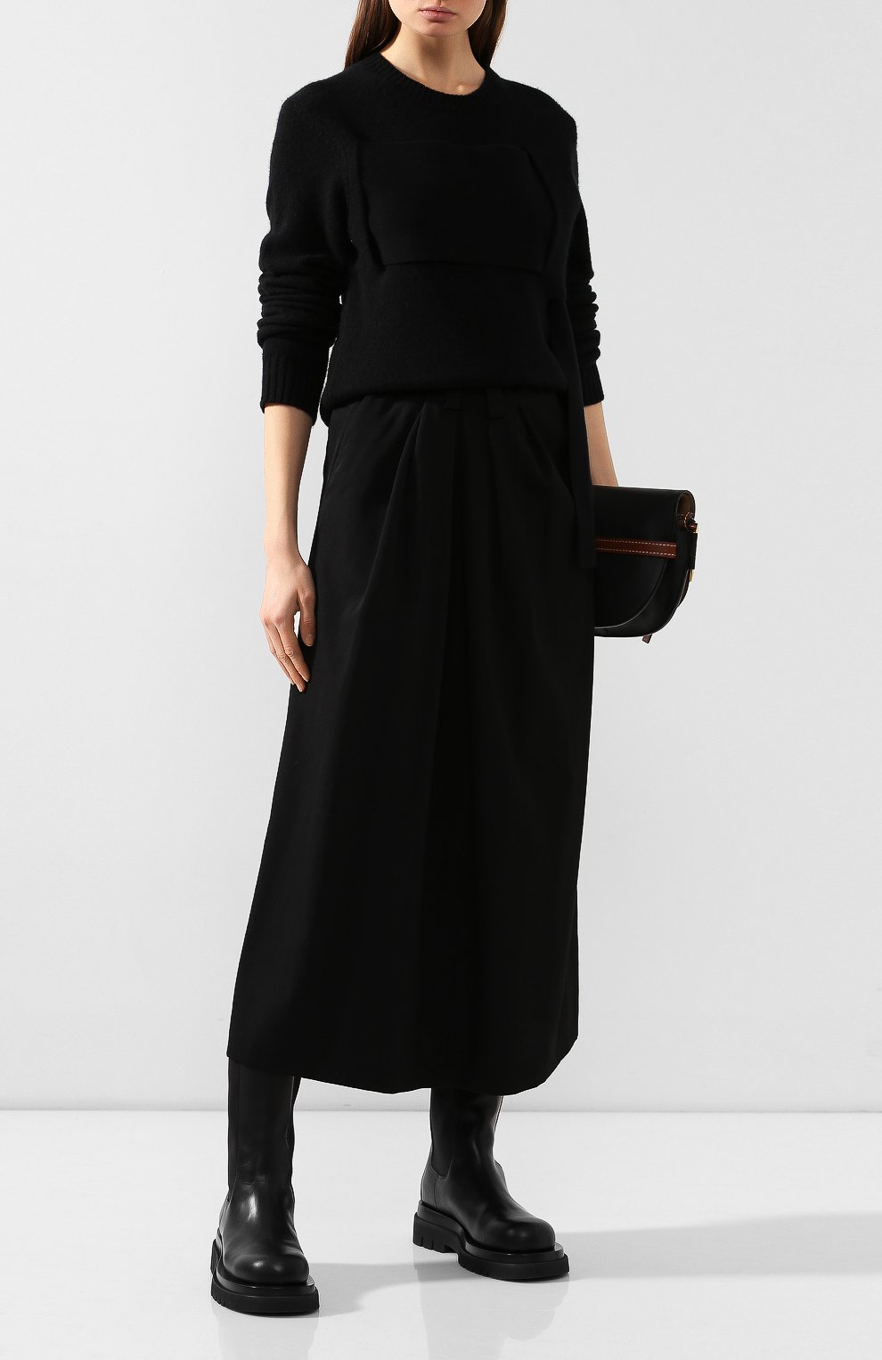 Шерстяная юбка YOHJI YAMAMOTO, арт. YJ-S40-130, фото 2