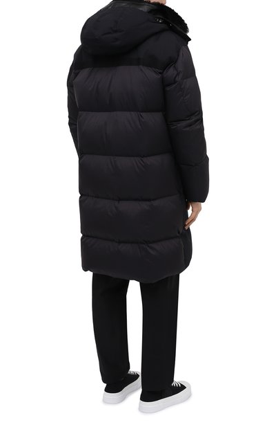 Пуховая парка с меховой подкладкой YVES SALOMON, арт. 22WHM02706M15W, фото 4