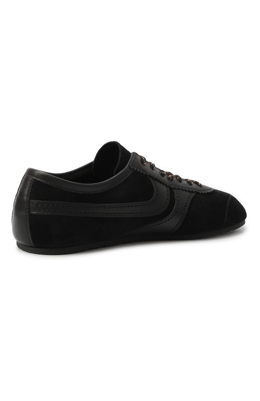 Замшевые кеды Dries Van Noten 021726-126-900 Чёрный  021726-126-900 Фото 5