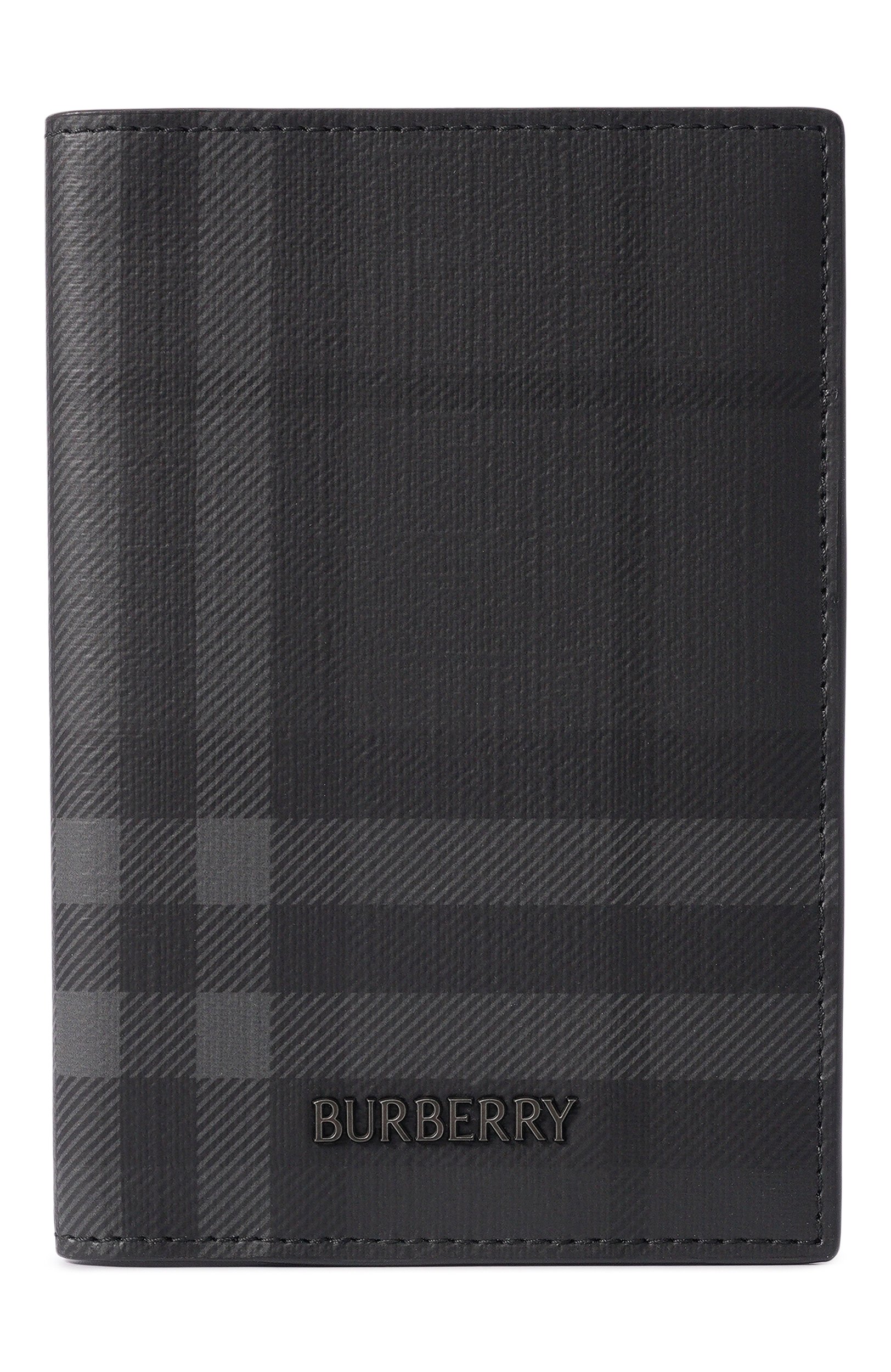 Обложка для паспорта BURBERRY темно-серого цвета по цене 44650 руб., арт. 8127983, фото 1 Обложка для паспорта BURBERRY, арт. 8127983, фото 1