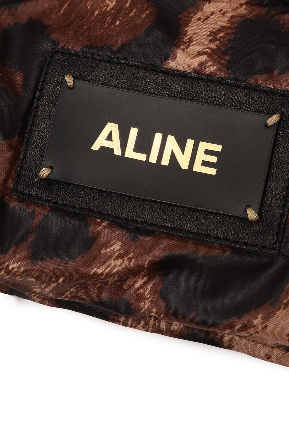 Пуховый шарф ALINE леопардового цвета по цене 39500 руб., арт. AL220901, фото 4 Пуховый шарф ALINE, арт. AL220901, фото 4