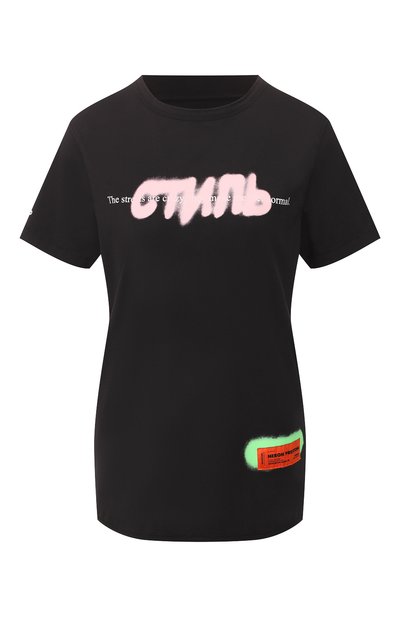 Женская хлопковая футболка HERON PRESTON, арт. HWAA014R209140141088