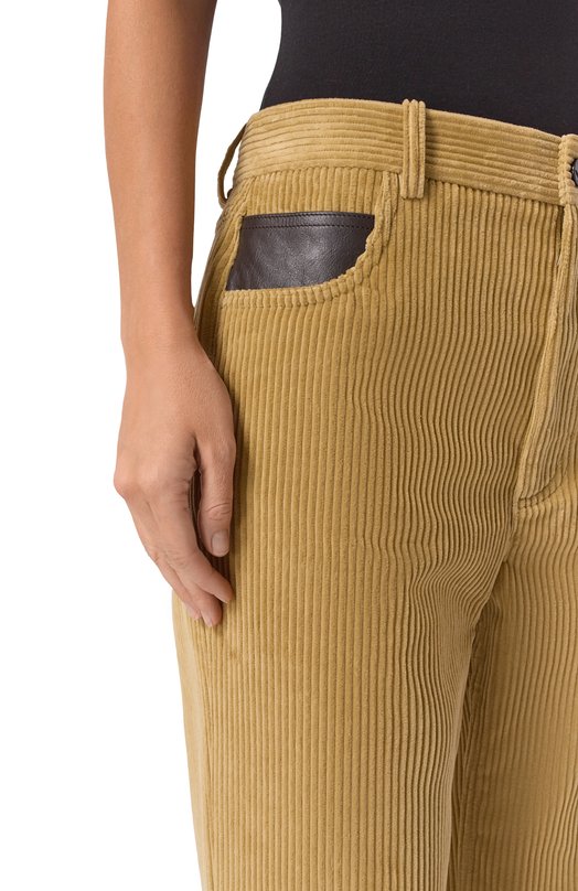 Вельветовые брюки Bottega Veneta 845554/V4CY0 Бежевый  845554/V4CY0 Фото 5