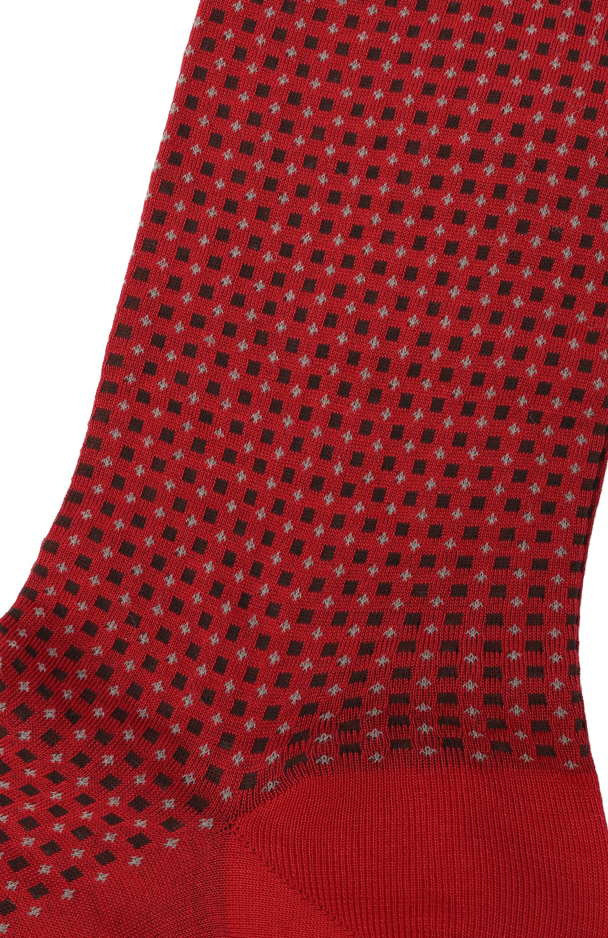 Хлопковые носки FALKE красного цвета по цене 2890 руб., арт. 12437., фото 2 Хлопковые носки FALKE, арт. 12437., фото 2