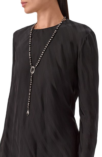 Колье ANN DEMEULEMEESTER серебряного цвета по цене 182500 руб., арт. B0014115/JW020, фото 2 Колье ANN DEMEULEMEESTER, арт. B0014115/JW020, фото 2