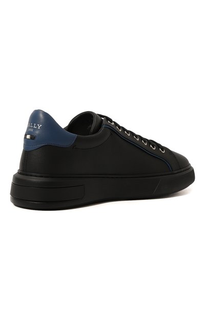 Кожаные кеды BALLY черного цвета по цене 63050 руб., арт. MSK03A/ST007, фото 5 Кожаные кеды BALLY, арт. MSK03A/ST007, фото 5