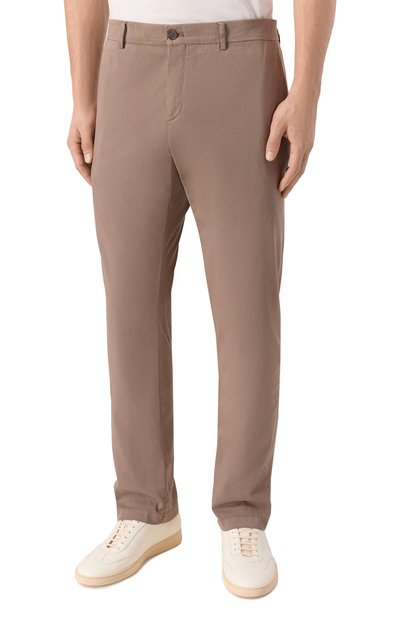 Брюки из хлопка и шелка PAUL&SHARK, арт. 25414043, фото 3