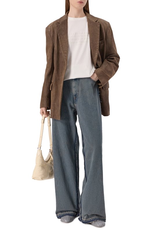 Хлопковая футболка Maison Margiela S29GC0307/S24575 Белый  S29GC0307/S24575 Фото 2